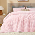 BEDELITE Fleece Twin Comforter Set -Super Soft & Warm Fluffy Cherry Blossom by BEDELITE