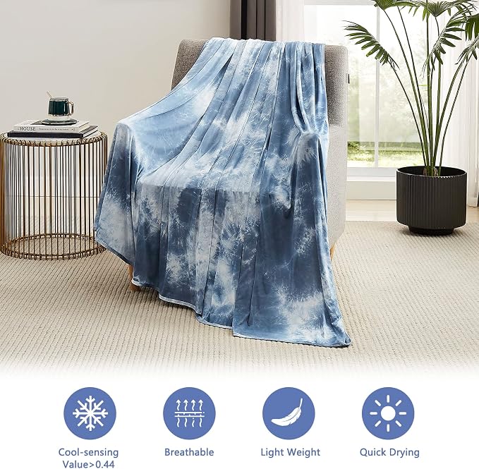 Topcee Cooling Blankets for Hot Sleepers, Arc-Chill Q-Max >0.5 Cool Fiber - Image 6