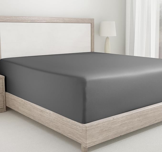 California Design Den Cal King Fitted Sheet Deep Pocket, Soft 400 Thread Count by CaliforniaDesignDen