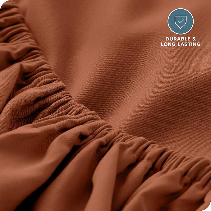 Bare Home Fitted Bottom Sheet Queen Size - Image 5