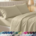 CALIFORNIA DESIGN DEN Soft 100% Cotton Bed Sheets Queen Size Set, 400 TC Good by CaliforniaDesignDen