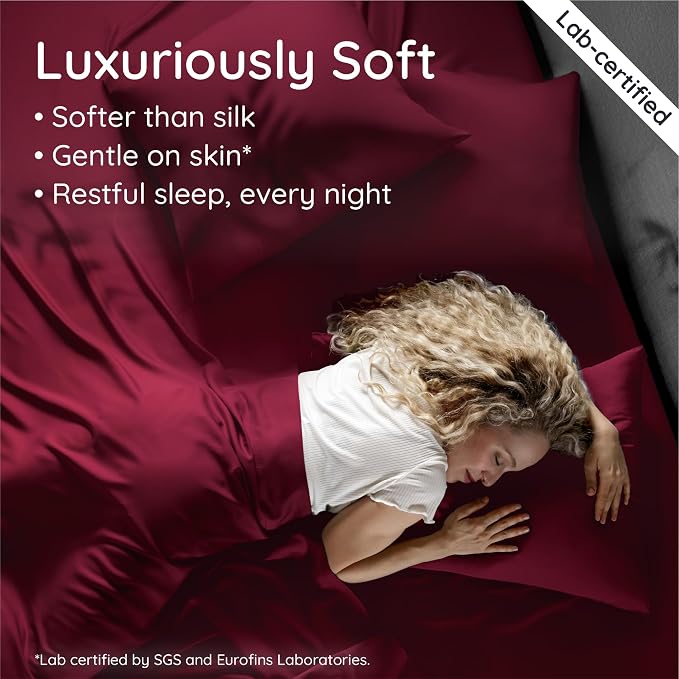 Bambaw Queen Size 4pcs Cooling Sheets Set 100% Viscose Derived from Bamboo - Image 4