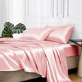 MR&HM Satin Bed Sheets, Twin XL Size Sheets Set by MRHM