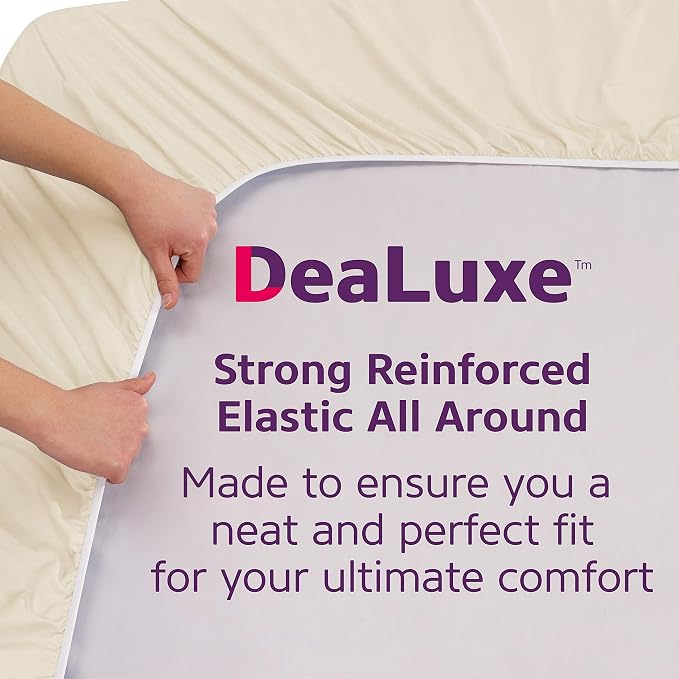 DeaLuxe Deep Pocket Queen Fitted Sheet – 17” - Image 4