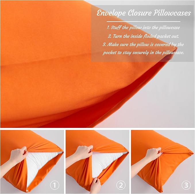 NTBAY Toddler Pillow Cases Set of 2, 2 Pack Brushed Microfiber 14x20 Pillow - Image 4