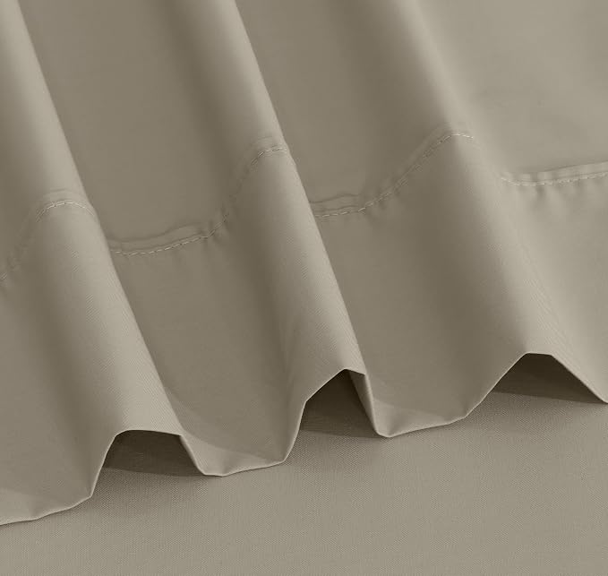 RUVANTI 100% Cotton Sheets – Queen Size Percale Bedding, Cooling & Breathable - Image 8