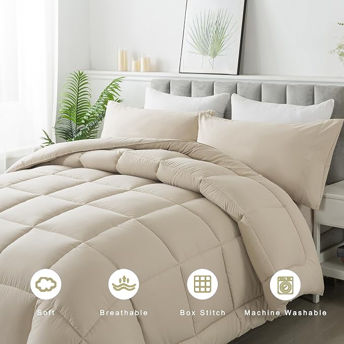 DOWNCOOL Full Size Comforter Sets -All Season Bedding Comforters Sets - Image 3