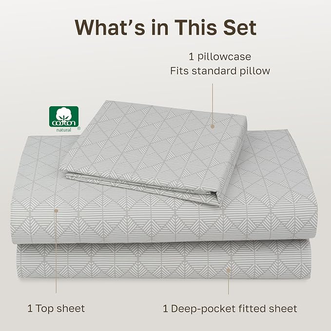 California Design Den Soft Twin Size 100% Cotton Sheet Sets, 400 Thread Count - Image 4