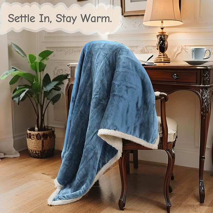 Electric Heated Blanket Queen Size 84"x90", Soft Flannel - Image 8