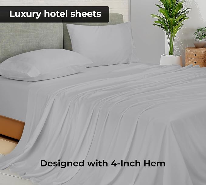 Royale Linens King Flat Sheet - Image 2
