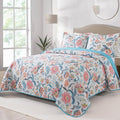 BEDIFANY Garden Cotton Filling Queen Size Quilt Set by BEDIFANY