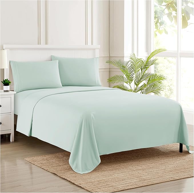 Twin Sheets - Breathable Luxury Sheets - 1800 Supreme Collection Extra Soft by SweetHomeCollection