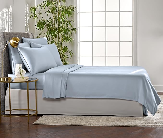 Pure Bamboo King Sheets, Genuine 100% Organic Viscose Derived from Bamboo Bed - Image 4