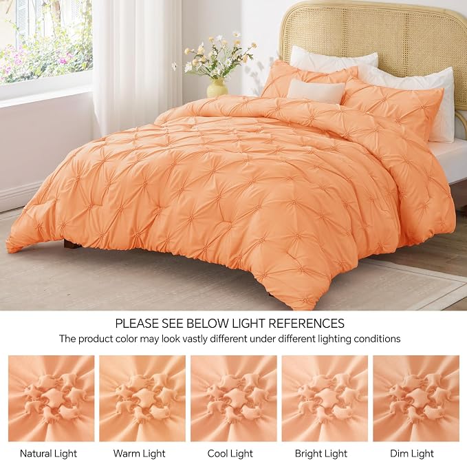 BEDELITE Apricot Twin Comforter Set - Image 7