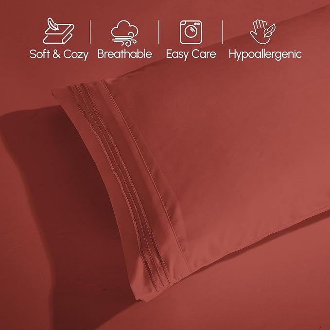Elegant Comfort Luxurious 1500 Premium Hotel Quality Microfiber Three Line - Image 6
