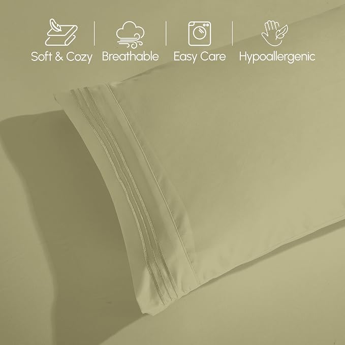 Elegant Comfort Luxurious 1500 Premium Hotel Quality Microfiber Three Line - Image 6