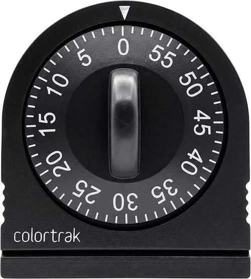 60 Minute Wind Up Timer, Visual Mechanical Timer, from 0 to 60 Minutes by Colortrak