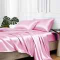 MR&HM Satin Bed Sheets, King Size Sheets Set by MRHM