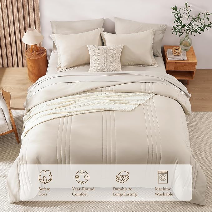 Monbix California King Size Comforter Set - Image 3