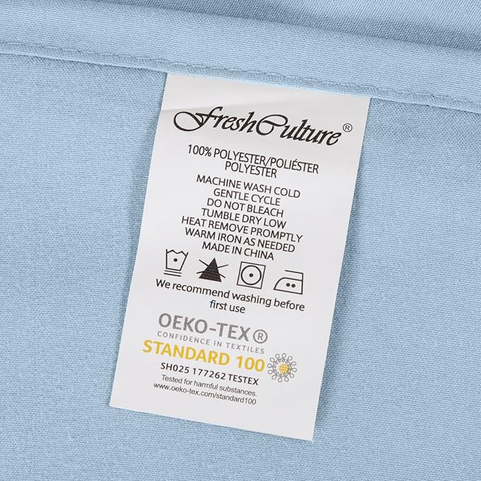FreshCulture Twin Flat Sheets Only 2 Pack - Image 7