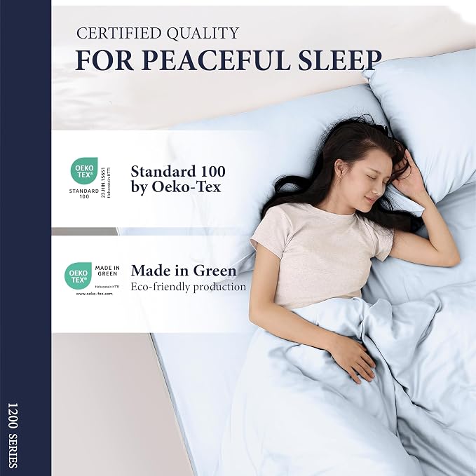 100% Egyptian Cotton King Size Sheets Set - Image 6