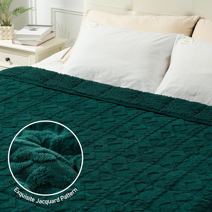 Wemore Weighted Blanket for Adults Twin Size 20 lbs, Dual Sided Soft Fuzzy - Image 5