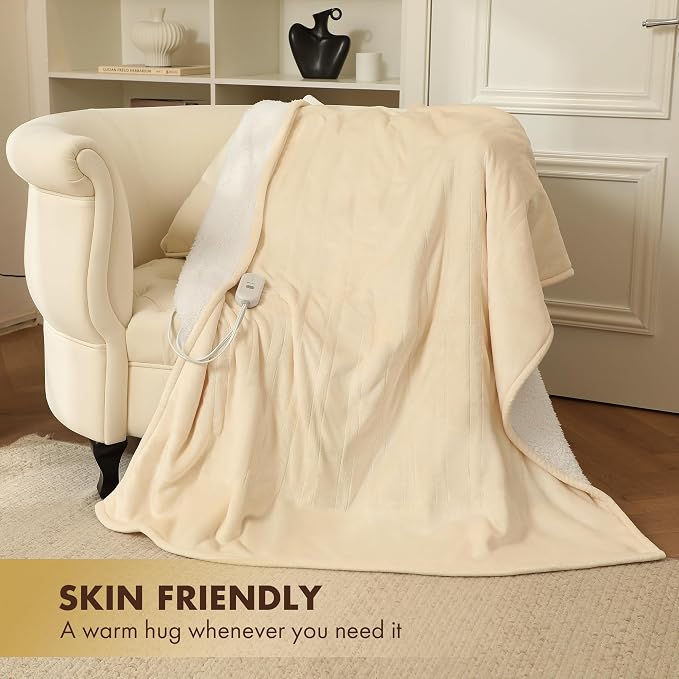 Electric Heated Blanket Twin 62" x 84" - Image 8