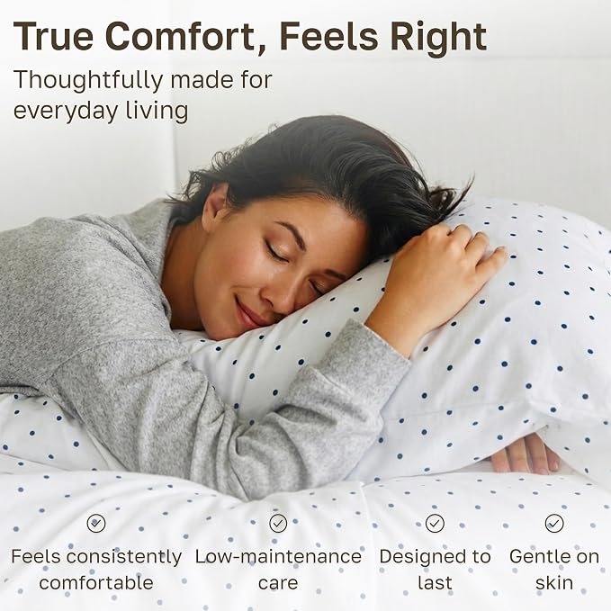 California Design Den Soft 100% Cotton Full Sheet Set, 400 TC Good Housekeeping - Image 6