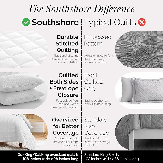 Southshore Fine Living, Inc. King Quilt Bedding Set - Image 5