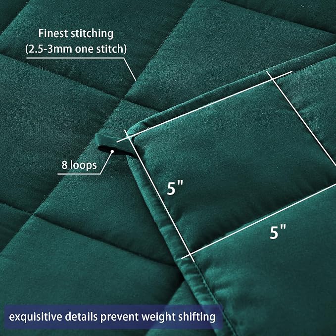 King Size Weighted Blanket for Adults Cooling Heavy Blanket for Sleeping - Image 6