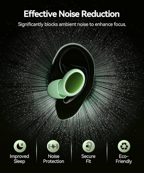 45dB Ear Plugs for Sleeping Noise Cancelling Ear Plugs for Noise Reduction & - Image 2