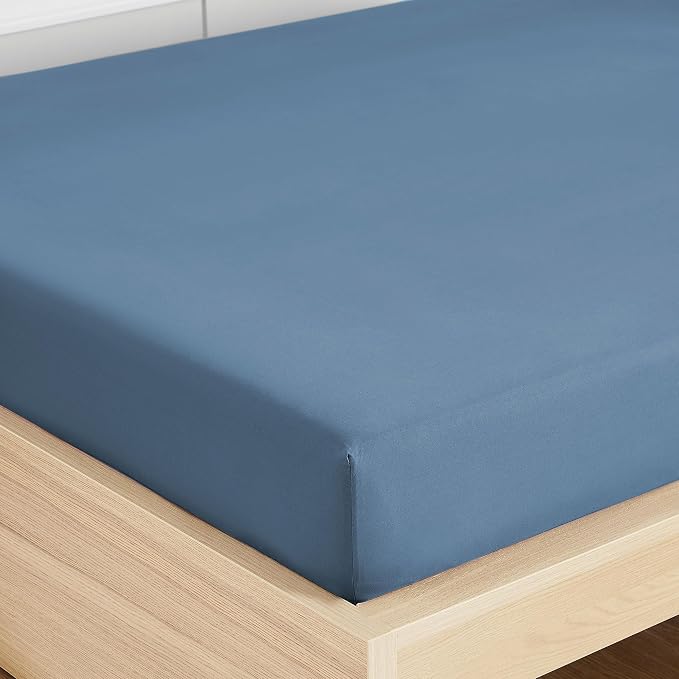 Twin XL Fitted Sheet Only with Full Elastic & Built in Corner Sheet Straps to - Image 4