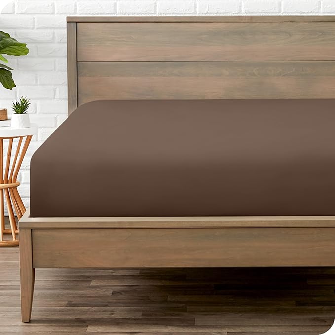 Fitted Bottom Sheet King Size by BareHome