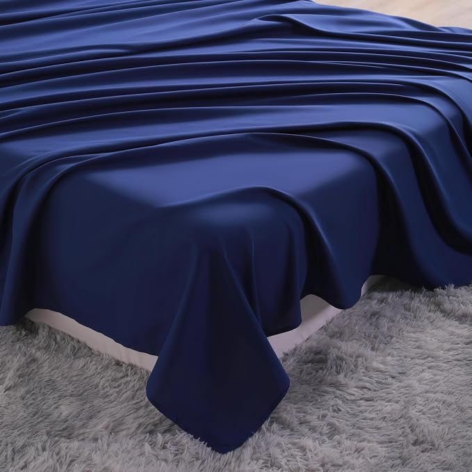 NTBAY Twin Extra-Long Flat Sheet Only - Image 7