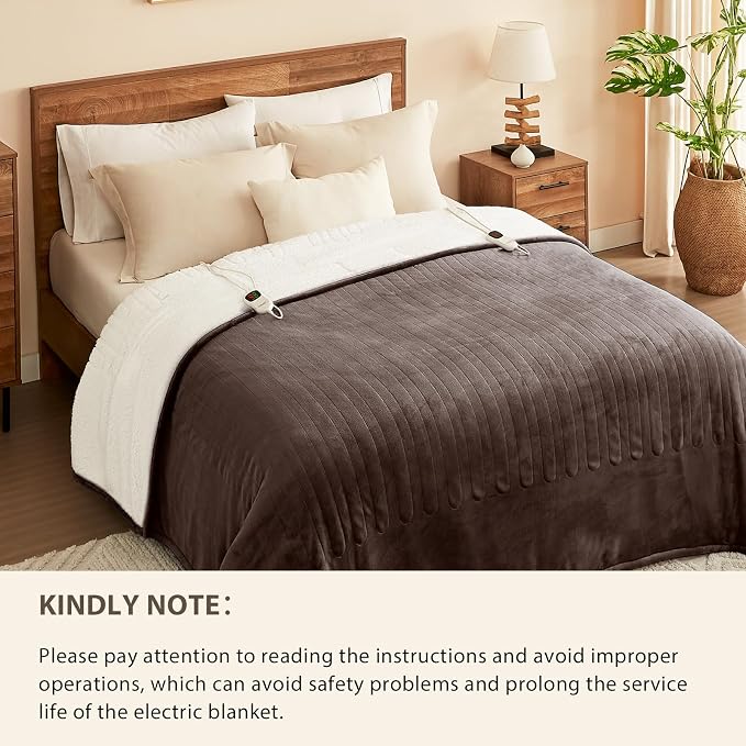 Homemate Electric Heated Blanket King - Image 8