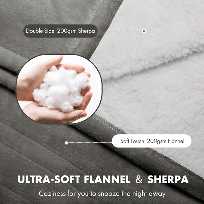 Electric Heated Blanket Twin 62" x 84" - Image 3
