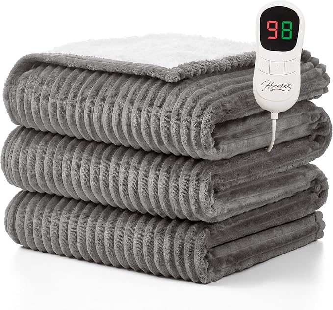Homemate Heated Blanket Electric Throw by Homemate