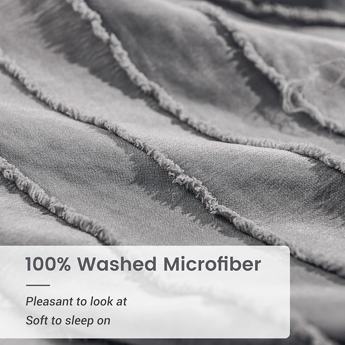 NEXHOME PRO Duvet Cover Full, Soft and Lightweight 100% Washed Microfiber - Image 4