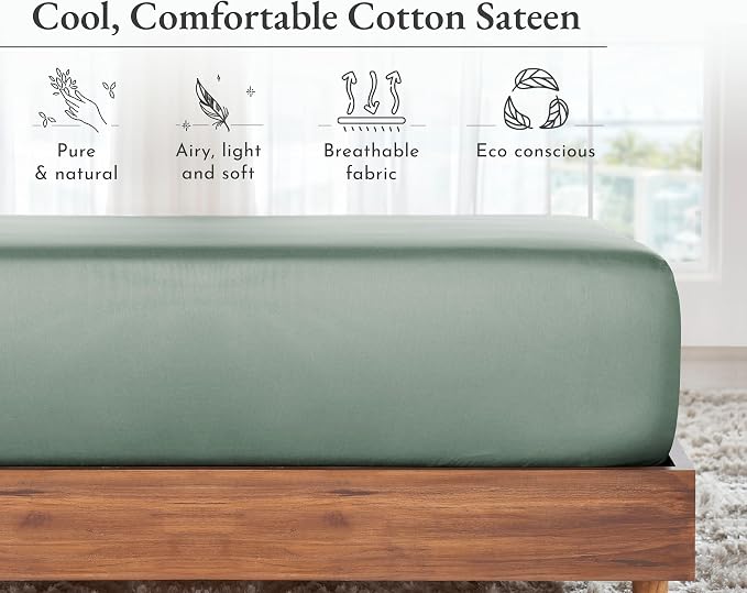 California Design Den King Fitted Sheet Only Deep Pocket - Image 7
