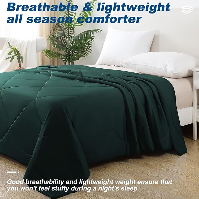 Cooling Comforter Queen Size, Double-Sided Cold Tech Quilted Bed Comforters - Image 7