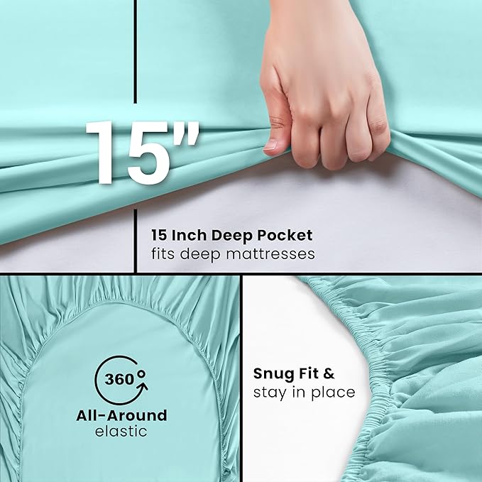 Utopia Bedding Full Fitted Sheet - Image 3