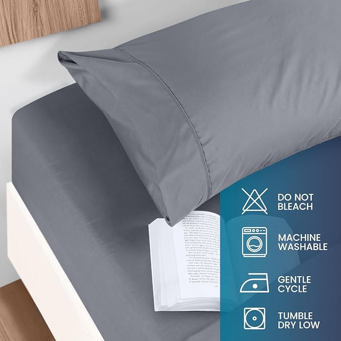 Utopia Bedding Queen Sheet Set – Brushed Microfiber – Ultra Soft Bed Sheets - Image 6