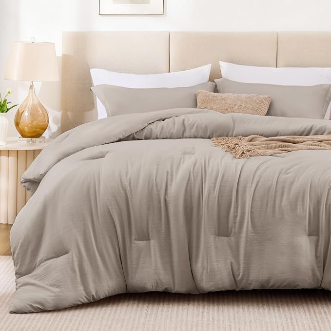 Love's cabin Burlwood Twin/Twin XL Comforter Set, 2-Piece Prewashed Bed Set - Image 2