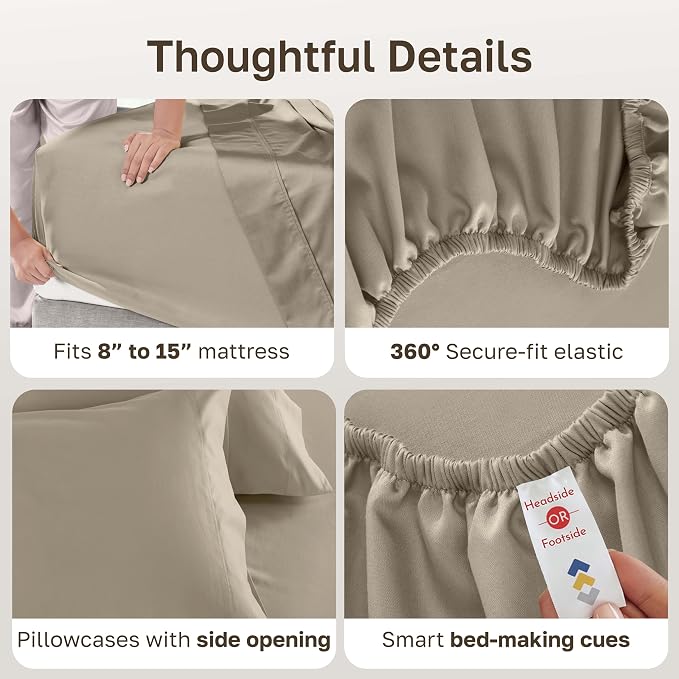 California Design Den Split King Sheet Set - Image 6