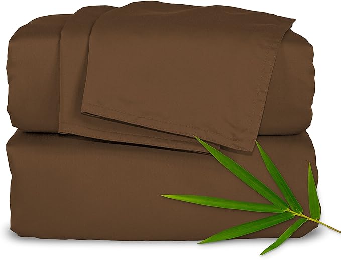 Pure Bamboo Queen Sheets, Genuine 100% Organic Viscose Derived from Bamboo Bed by PureBamboo