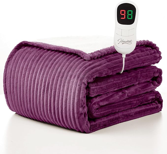 Homemate Electric Heated Blanket Full Size by Homemate