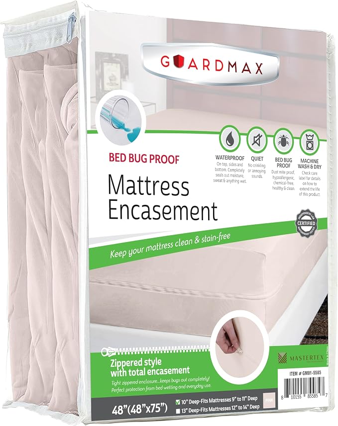 Guardmax Jersey Knitted RV Size Zippered Mattress Encasement by Guardmax