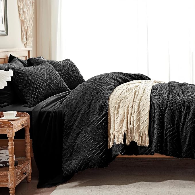 Zzlpp Twin Comforter Set 5 Pieces, All Season Boho Bedding Sets - Image 4