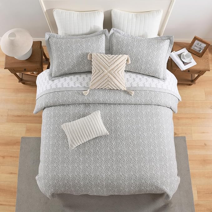 SahSahCasa Quilt Set King Size, 100% Cotton Quilt Bedding Set Bedspread - Image 8