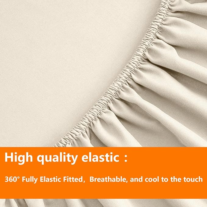 TAIMIT Light Beige Full Size Comforter Set - Image 6